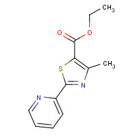 383146-88-1 ethyl 4-methyl-2-pyridin-2-yl-1,3-thiazole-5-carboxylate chemical structure