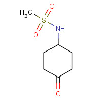 1154622-22-6 N-(4-oxocyclohexyl)methanesulfonamide chemical structure