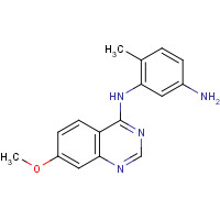 942507-98-4 3-N-(7-methoxyquinazolin-4-yl)-4-methylbenzene-1,3-diamine chemical structure