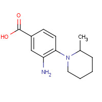 1141473-92-8 3-amino-4-(2-methylpiperidin-1-yl)benzoic acid chemical structure