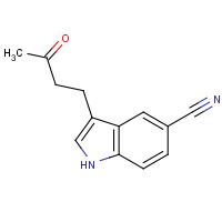 505062-51-1 3-(3-oxobutyl)-1H-indole-5-carbonitrile chemical structure