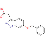 885272-16-2 2-(6-phenylmethoxy-2H-indazol-3-yl)acetic acid chemical structure