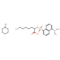 102783-22-2 cyclohexanamine;2-[[5-(dimethylamino)naphthalen-1-yl]sulfonylamino]octanoic acid chemical structure