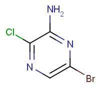 1082843-72-8 6-bromo-3-chloropyrazin-2-amine chemical structure