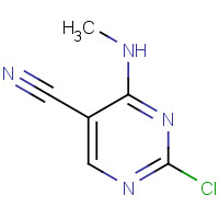 389606-74-0 2-chloro-4-(methylamino)pyrimidine-5-carbonitrile chemical structure
