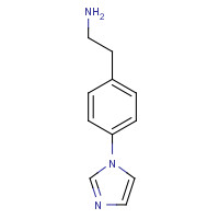 714568-62-4 2-(4-imidazol-1-ylphenyl)ethanamine chemical structure