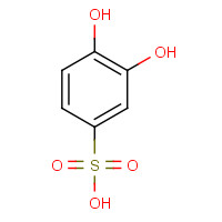 7134-09-0 3,4-dihydroxybenzenesulfonic acid chemical structure