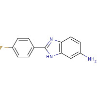863869-96-9 2-(4-fluorophenyl)-3H-benzimidazol-5-amine chemical structure