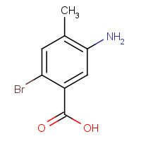 745048-63-9 5-amino-2-bromo-4-methylbenzoic acid chemical structure
