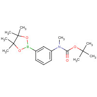 817618-57-8 tert-butyl N-methyl-N-[3-(4,4,5,5-tetramethyl-1,3,2-dioxaborolan-2-yl)phenyl]carbamate chemical structure