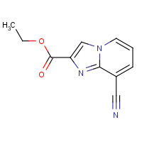 885275-88-7 ethyl 8-cyanoimidazo[1,2-a]pyridine-2-carboxylate chemical structure