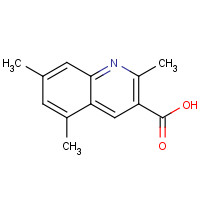 948290-95-7 2,5,7-trimethylquinoline-3-carboxylic acid chemical structure