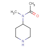 83180-55-6 N-methyl-N-piperidin-4-ylacetamide chemical structure