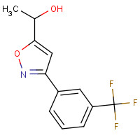 889939-00-8 1-[3-[3-(trifluoromethyl)phenyl]-1,2-oxazol-5-yl]ethanol chemical structure