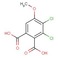 57296-46-5 3,4-dichloro-5-methoxyphthalic acid chemical structure