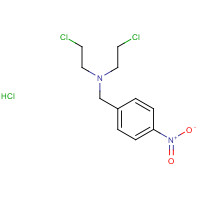 40136-95-6 2-chloro-N-(2-chloroethyl)-N-[(4-nitrophenyl)methyl]ethanamine;hydrochloride chemical structure