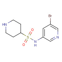 1093819-41-0 N-(5-bromopyridin-3-yl)piperidine-4-sulfonamide chemical structure