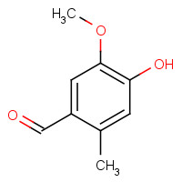 42044-81-5 4-hydroxy-5-methoxy-2-methylbenzaldehyde chemical structure