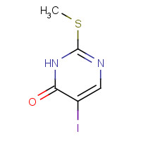 76510-61-7 5-iodo-2-methylsulfanyl-1H-pyrimidin-6-one chemical structure