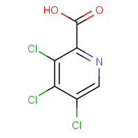 5439-04-3 3,4,5-trichloropyridine-2-carboxylic acid chemical structure