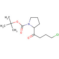 532410-46-1 tert-butyl 2-(4-chlorobutanoyl)pyrrolidine-1-carboxylate chemical structure