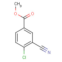 181282-80-4 methyl 4-chloro-3-cyanobenzoate chemical structure