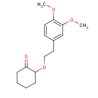 1360617-31-7 2-[2-(3,4-dimethoxyphenyl)ethoxy]cyclohexan-1-one chemical structure
