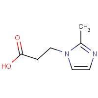 24647-62-9 3-(2-methylimidazol-1-yl)propanoic acid chemical structure
