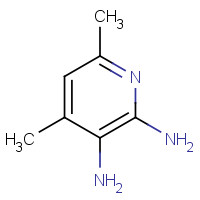 50850-16-3 4,6-dimethylpyridine-2,3-diamine chemical structure