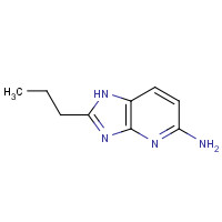 133240-10-5 2-propyl-1H-imidazo[4,5-b]pyridin-5-amine chemical structure