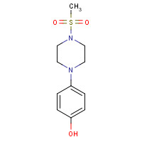 67915-03-1 4-(4-methylsulfonylpiperazin-1-yl)phenol chemical structure