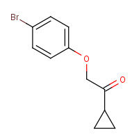 1340596-78-2 2-(4-bromophenoxy)-1-cyclopropylethanone chemical structure