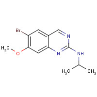914397-14-1 6-bromo-7-methoxy-N-propan-2-ylquinazolin-2-amine chemical structure