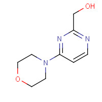 118779-75-2 (4-morpholin-4-ylpyrimidin-2-yl)methanol chemical structure