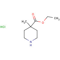 225240-71-1 ethyl 4-methylpiperidine-4-carboxylate;hydrochloride chemical structure