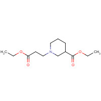 128200-19-1 ethyl 1-(3-ethoxy-3-oxopropyl)piperidine-3-carboxylate chemical structure