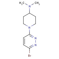 1169698-90-1 1-(6-bromopyridazin-3-yl)-N,N-dimethylpiperidin-4-amine chemical structure
