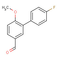 337535-45-2 3-(4-fluorophenyl)-4-methoxybenzaldehyde chemical structure