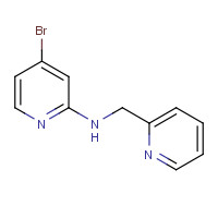 1610521-26-0 4-bromo-N-(pyridin-2-ylmethyl)pyridin-2-amine chemical structure