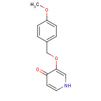 1333331-85-3 3-[(4-methoxyphenyl)methoxy]-1H-pyridin-4-one chemical structure