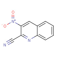 102170-61-6 3-nitroquinoline-2-carbonitrile chemical structure