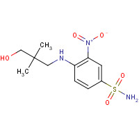 1351456-90-0 4-[(3-hydroxy-2,2-dimethylpropyl)amino]-3-nitrobenzenesulfonamide chemical structure