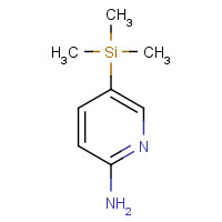 1282032-94-3 5-trimethylsilylpyridin-2-amine chemical structure