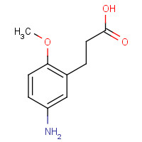 69447-76-3 3-(5-amino-2-methoxyphenyl)propanoic acid chemical structure
