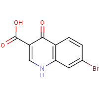 154326-11-1 7-bromo-4-oxo-1H-quinoline-3-carboxylic acid chemical structure