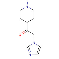 1263387-89-8 2-imidazol-1-yl-1-piperidin-4-ylethanone chemical structure
