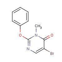 960299-20-1 5-bromo-3-methyl-2-phenoxypyrimidin-4-one chemical structure