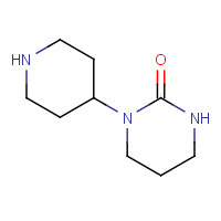 61220-36-8 1-piperidin-4-yl-1,3-diazinan-2-one chemical structure