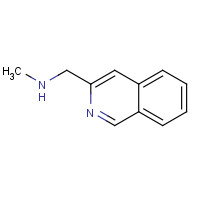 1079651-16-3 1-isoquinolin-3-yl-N-methylmethanamine chemical structure