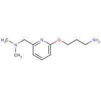 81074-67-1 3-[6-[(dimethylamino)methyl]pyridin-2-yl]oxypropan-1-amine chemical structure